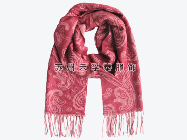腈綸腰果圍巾廠家訂做批發(fā)